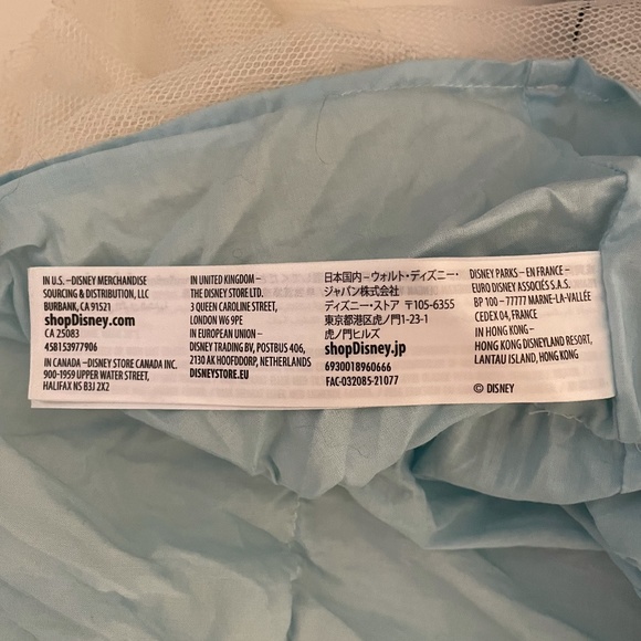 Disney Minnie Mouse Silver Sparkle Glittery Polka Dot Dress Costume Sz 7/8 Girls - Picture 9 of 9